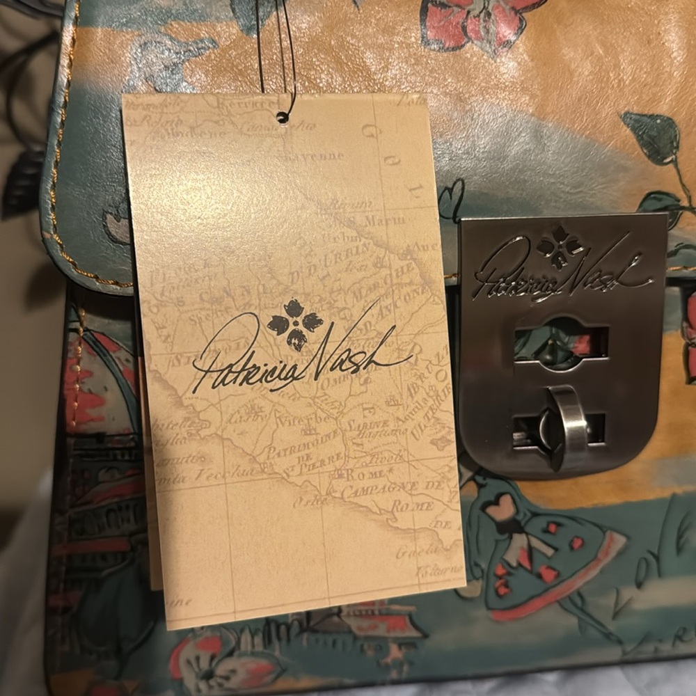 NWT Patricia Nash Beautiful Girl Chauny Collection 2-Way Bag - Picture 3 of 12